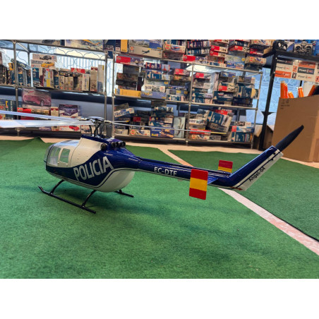 hélicoptère Flywing BO-105 4-Blade Blue Policia RTF
