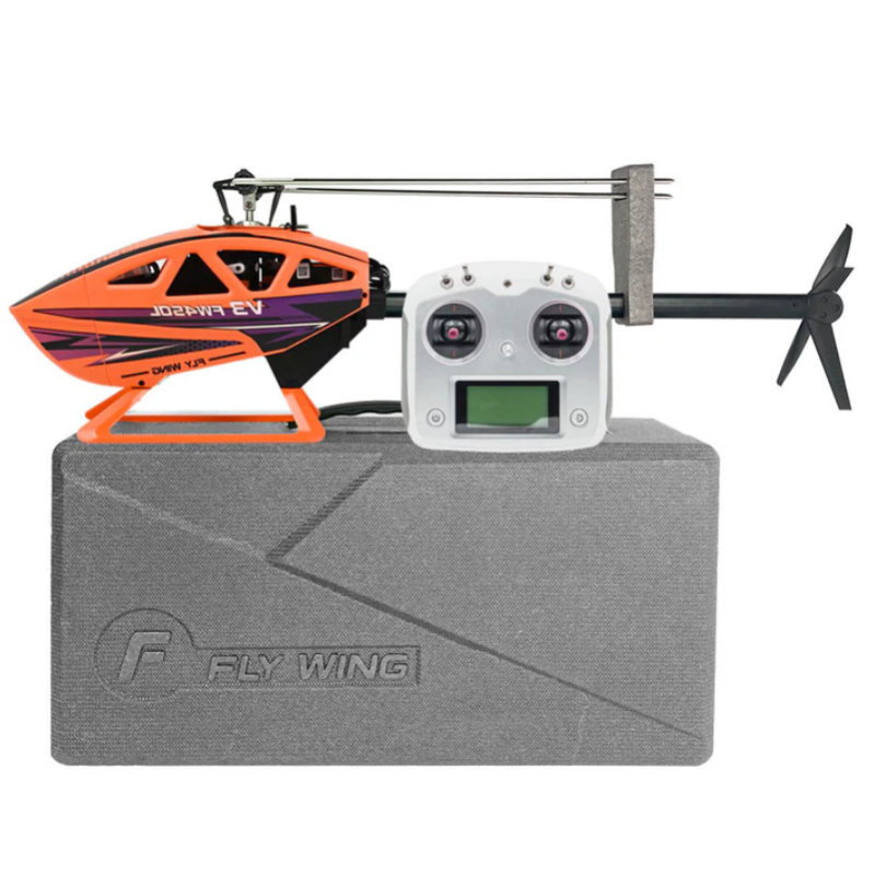 FLY WING - FW450L V3 helicoptère - Rouge RTF - FLASH RC