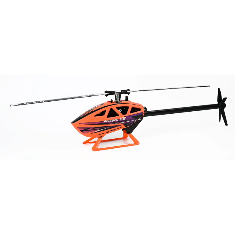 FLY WING - FW450L V3 helicoptère - Rouge RTF - FLASH RC