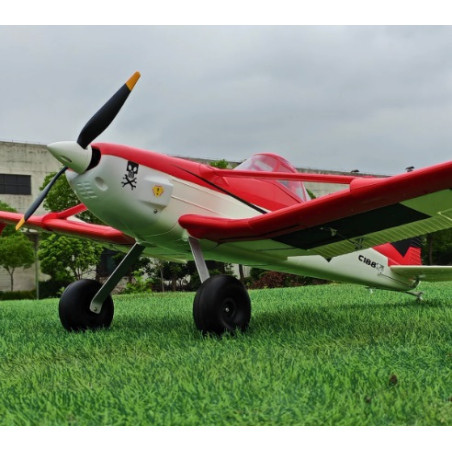 Velivolo Dynam Cessna 188 PNP rosso ca.1.50m