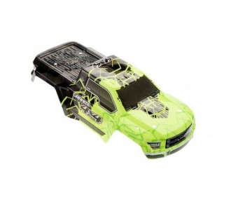 Ricambi per auto RC - ARRMA AR402253 Carrozzeria Verniciata/Decal Verde Granito 4x4 Mega - FLASH RC
