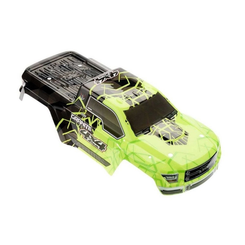 Recambios para coches RC - ARRMA AR402253 Carrocería Pintada/Decal Verde Granito 4x4 Mega - FLASH RC