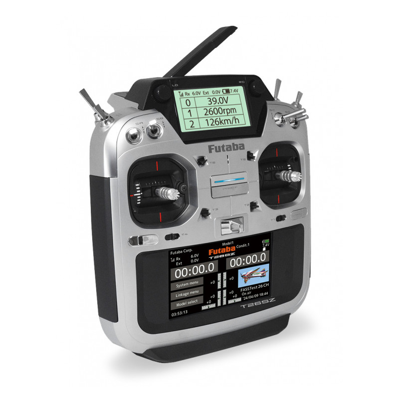 Radio FUTABA T26SZ with 3 receiver 7208