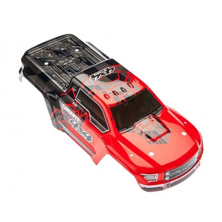 Ricambi RC auto - ARRMA AR402256 Body Pntd Decal Trim Red GRANITE 4x4 MEGA - FLASH RC