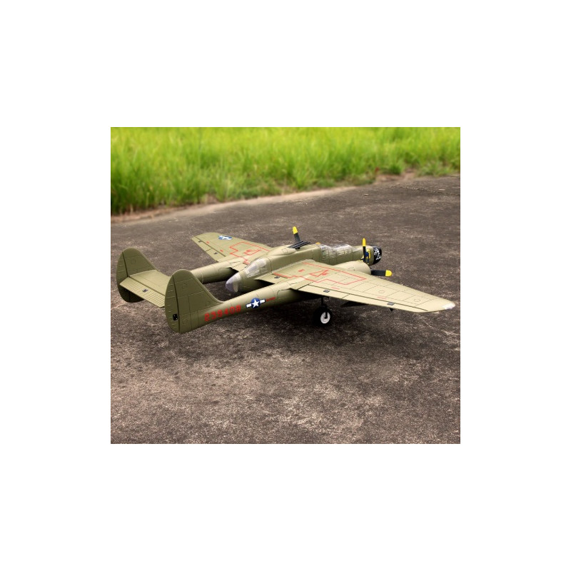 Flugzeug Dynam P-61 Black Widow PNP grun ca. 1.50m