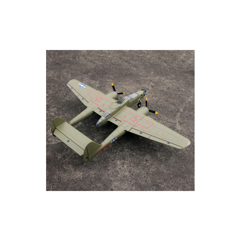 Avion Dynam P-61 Black Widow PNP vert env 1.50m