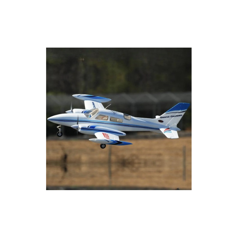Avion RC Dynam Cessna 310 Grand Cruiser V2 Bleu bimoteur 1280mm