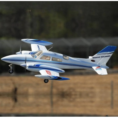 Avion RC Dynam Cessna 310 Grand Cruiser V2 Bleu bimoteur 1280mm