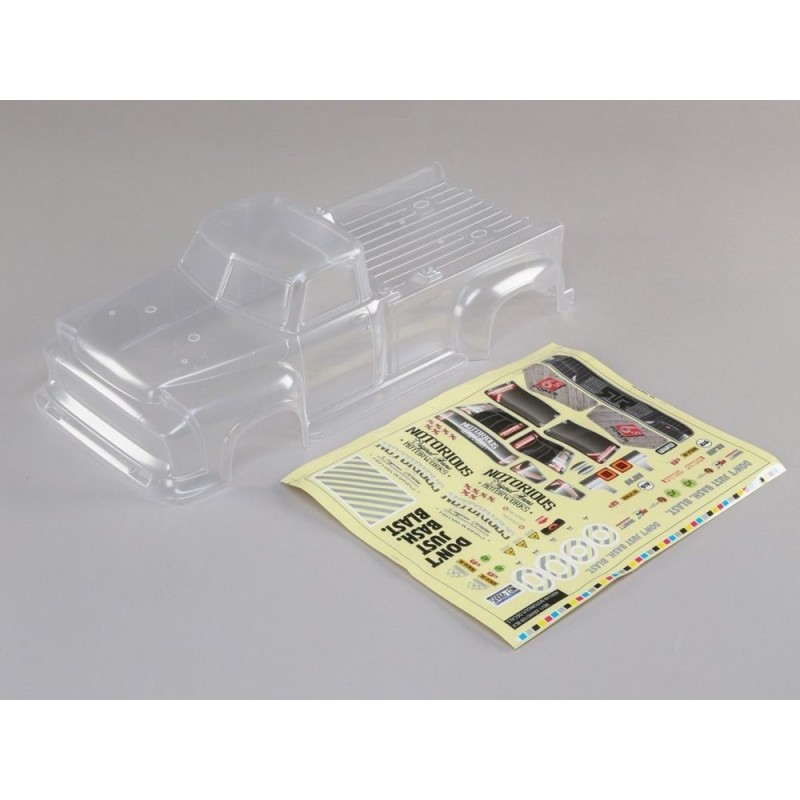 Ricambi per auto RC - ARRMA AR406127 Notorious 6S BLX Body Clear - FLASH RC