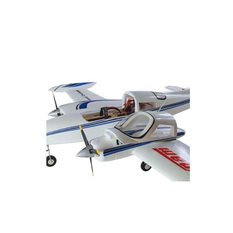 Avion RC Dynam Cessna 310 Grand Cruiser V2 Bleu bimoteur 1280mm