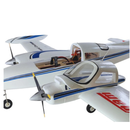 Avion RC Dynam Cessna 310 Grand Cruiser V2 Bleu bimoteur PNP 1280mm
