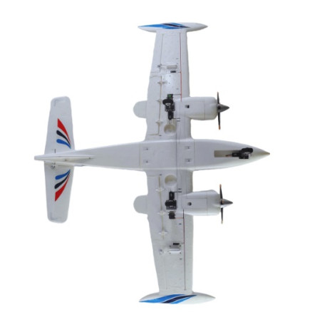Avion RC Dynam Cessna 310 Grand Cruiser V2 Bleu bimoteur 1280mm