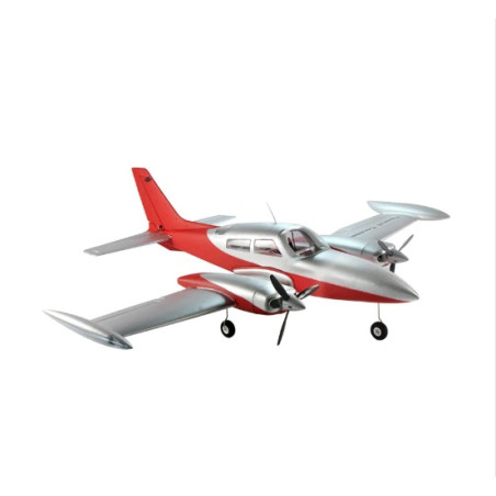Avion RC Dynam Cessna 310 Grand Cruiser V2 rojo bimoteur 1280mm