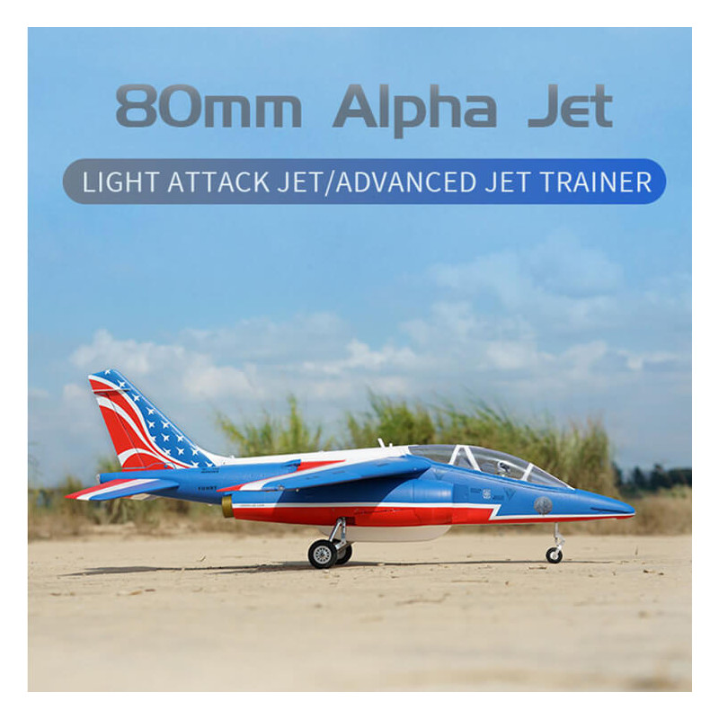 XFLY ALPHA JET EDF 80MM env.970MM - Patrouille de France