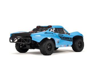 1/10 FURY 2WD RTR à charbons Short Course Truck (avec batterie et chargeur) bleue 2