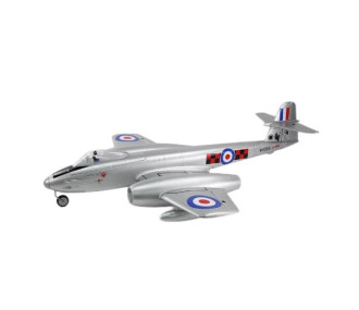 Avion Dynam Gloster Meteor F8 V2 argenté Twin 70 mm EDF Jet PNP 2