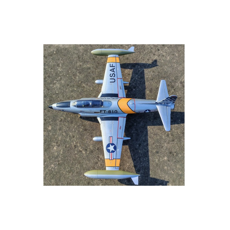 Avion Dynam T-33 Shooting Star F80, 6S 12 blade inrunner 70 mm EDF PNP