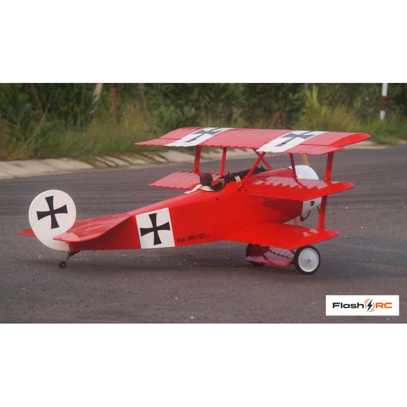 Avion VQ Fokker Dr.1 25cc red baron