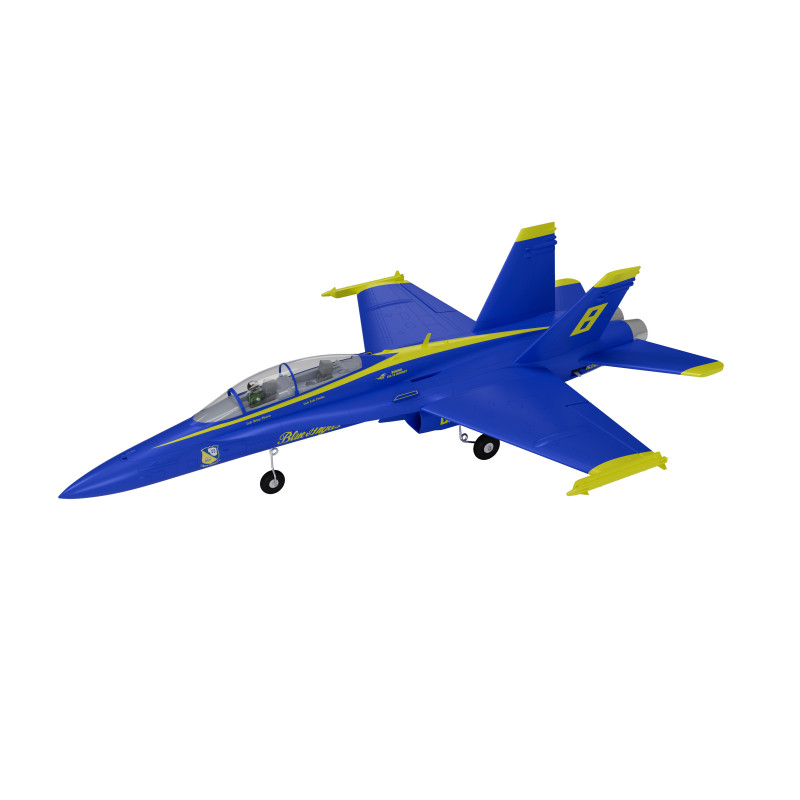 XFLY TWIN 40MM F-18 EDF 705MM JET Bleu 