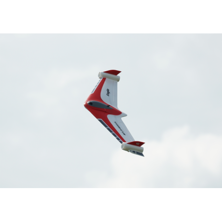 XFLY EAGLE 40mm EDF FLYING WING avec gyro - rouge 
