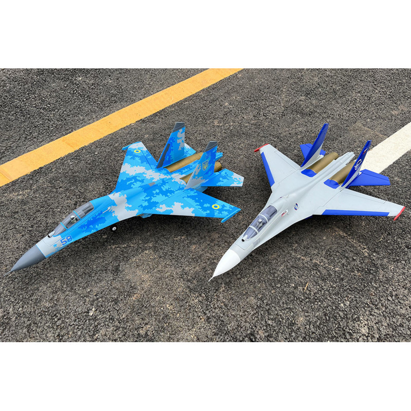 XFLY TWIN 50MM SU-27 EDF 750MM - Bleu camo 