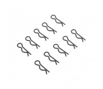 ARRMA AR320278 Body Clip Large Black (10) - FLASH RC