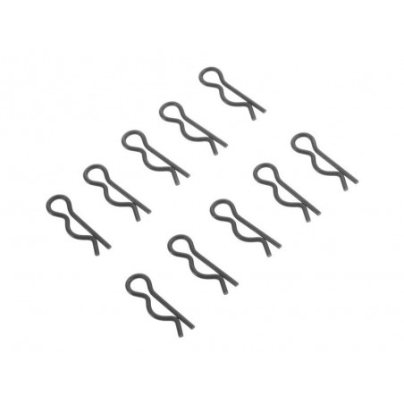 ARRMA AR320278 Body Clip Large Black (10) - FLASH RC