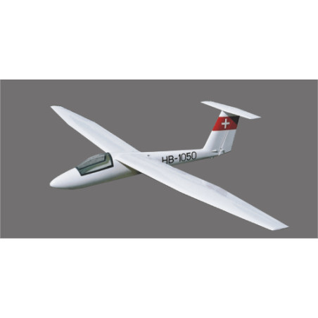 Pilatus B4 ARF 3.0m BLANC - Royal Model (ailes styro coffrés)