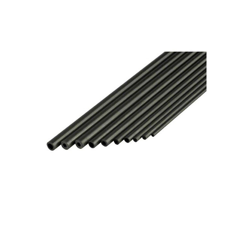 Tube carbone Ø4x2x1000mm