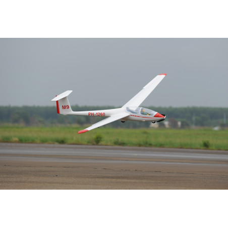 RC Motorgliders - ASK-21 Motorglider approx.3.20m ARF 1/5e Phoenix Model - FLASH RC