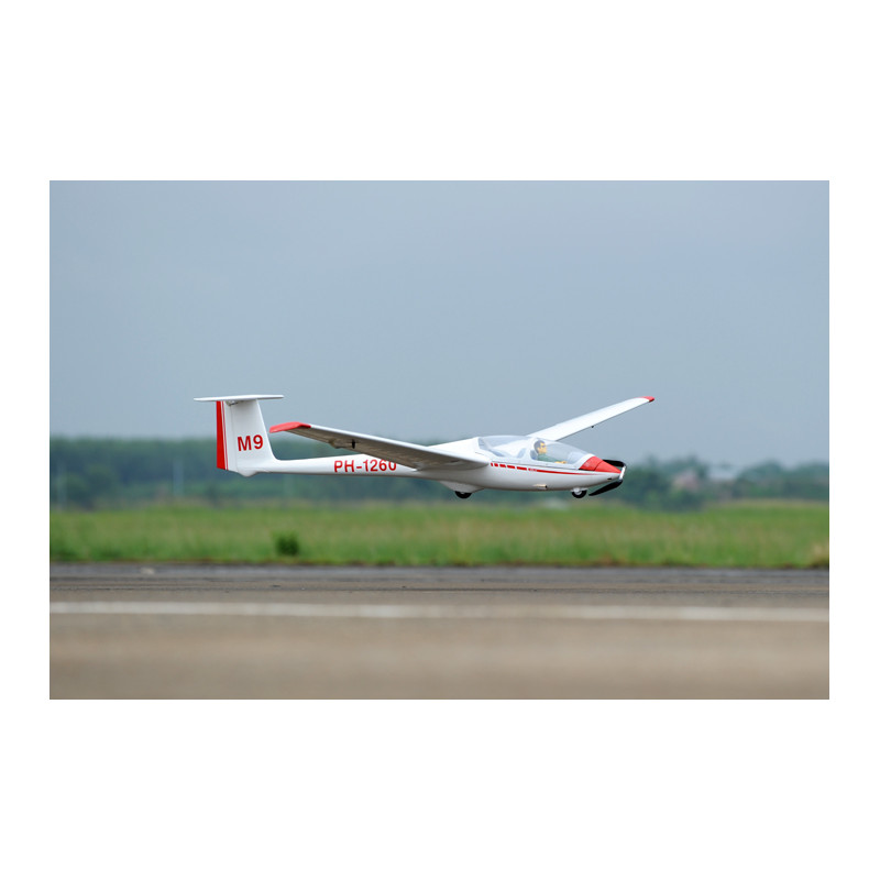 RC Motorgliders - ASK-21 Motorglider approx.3.20m ARF 1/5e Phoenix Model - FLASH RC