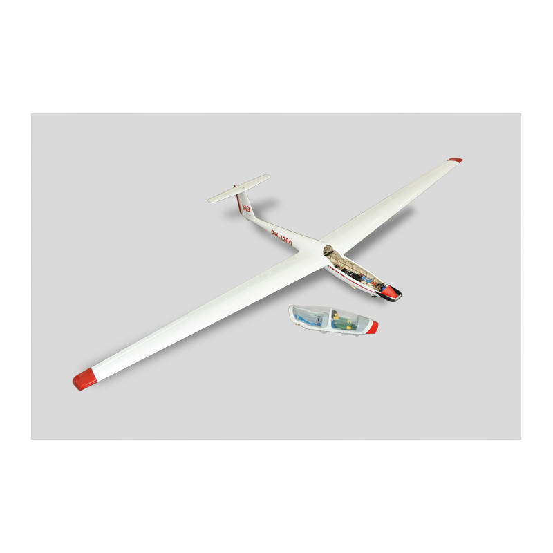 RC Motorgliders - ASK-21 Motorglider approx.3.20m ARF 1/5e Phoenix Model - FLASH RC
