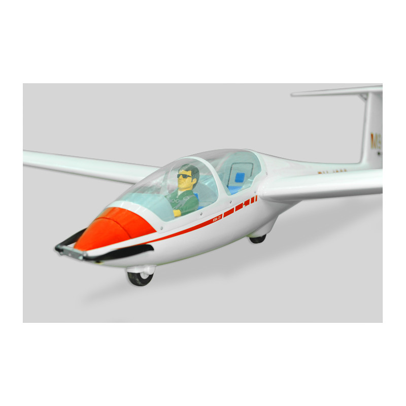 RC Motorgliders - ASK-21 Motorglider approx.3.20m ARF 1/5e Phoenix Model - FLASH RC