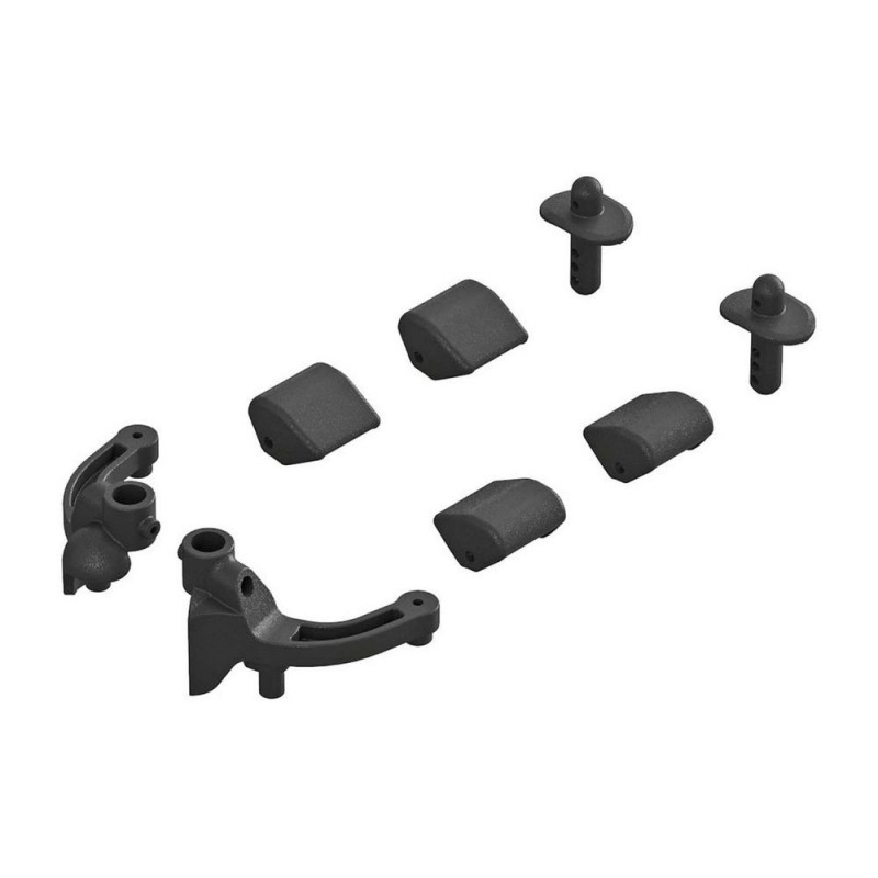 ARRMA AR320458 Bdy Mnt Fr Typhon 4x4 - FLASH RC