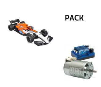 PACK Serpent F190 1/8 4wd EP (SER300030) + combo LRP 2200kv