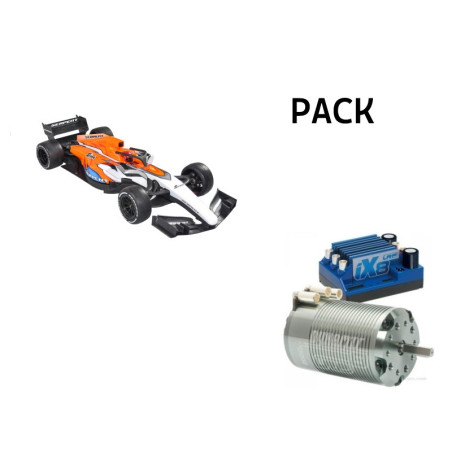 PACK Serpent F190 1/8 4wd EP (SER300030) + combo LRP 2200kv