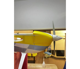 Avion Voltige Pilot RC - EDGE 540 (1.0m), Jaune, Bleu, gris - FLASHRC 2