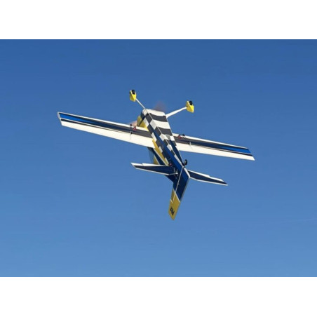 Avion Voltige Pilot RC - EDGE 540 (1.0m), Jaune, Bleu, gris - FLASHRC
