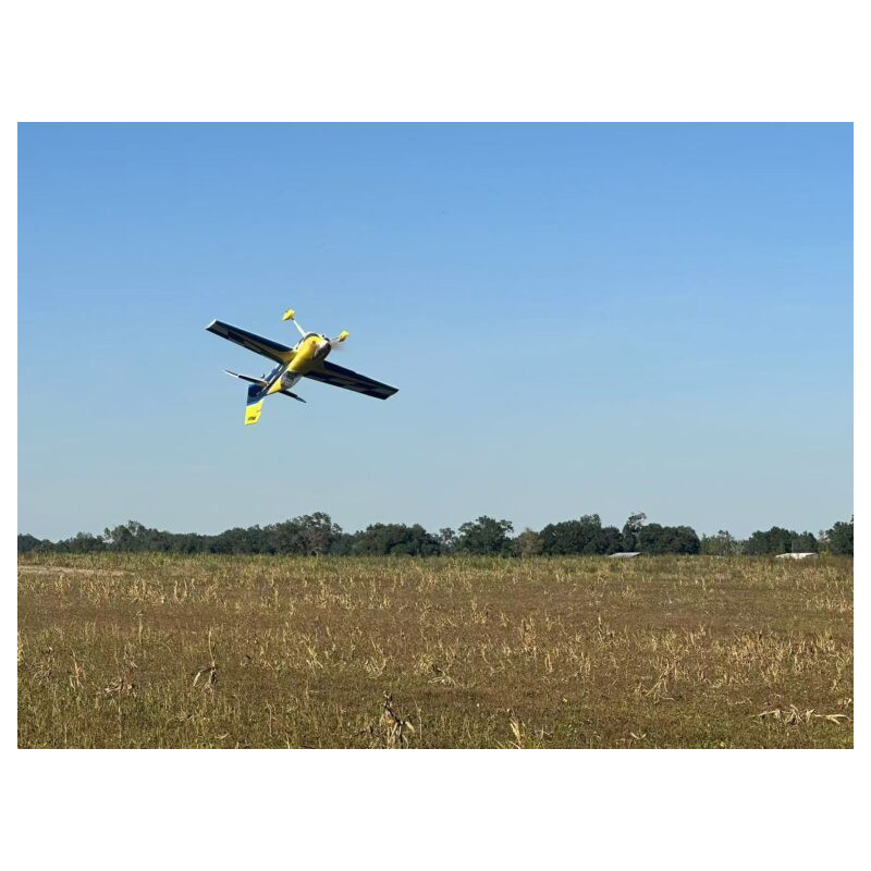 Avion Voltige Pilot RC - EDGE 540 (1.0m), Jaune, Bleu, gris - FLASHRC