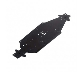 Piezas de repuesto para coches RC - ARRMA AR320197 Chasis Aluminio LWB Plata/Azul Kraton - FLASH RC
