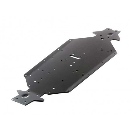 RC Car Parts - ARRMA AR320188 Aluminum Chassis SWB Silver/Blue Typhoon - FLASH RC