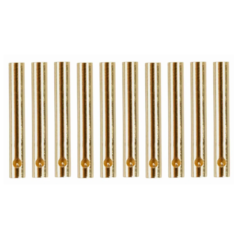 Contact plaqué or Ø 4,0 mm, cuvette de soudure fermée, 10 prises | Yuki AM-605-10F