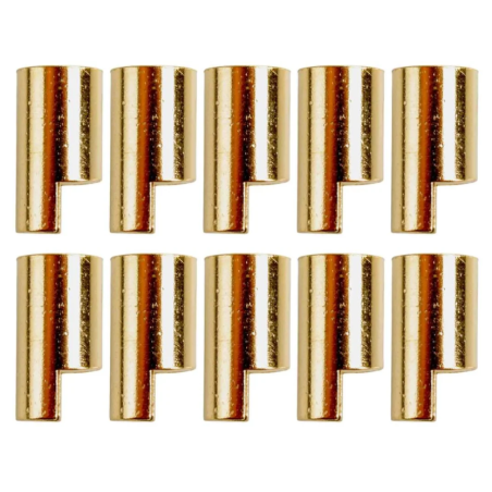 Prises à contacts plaqués or Ø6,5 mm, 10 douilles | Yuki AM-612-10F