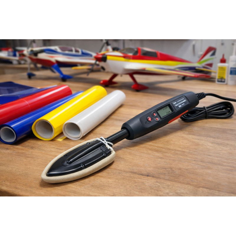 Interlining accessories - Interlining iron with thermostat and LCD Prolux - FLASH RC