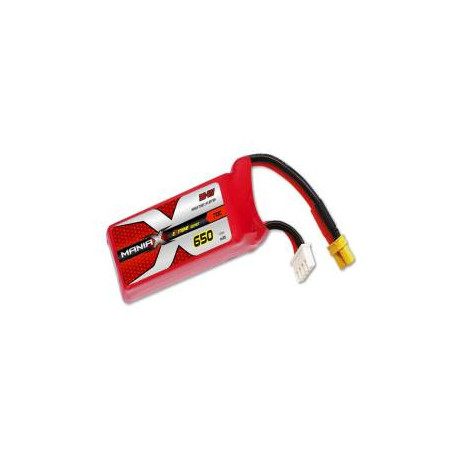 Batterie Maniax eXtreme lipo 11.1V 650mAh 70C (M2/logo200) 