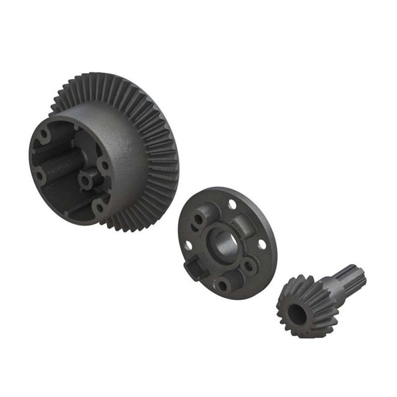 Ricambi RC Auto - ARRMA AR310802 Diff Case 49T ingranaggio principale/17T ingranaggio d'ingresso - FLASH RC