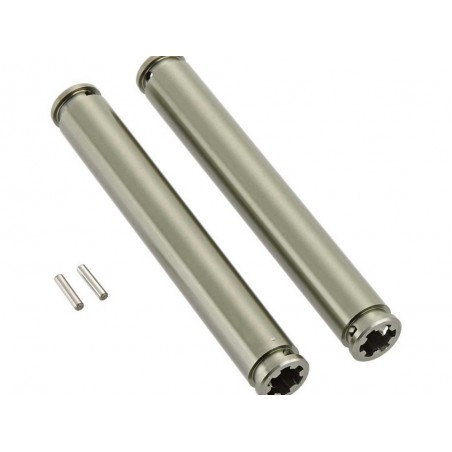 ARRMA AR310747 Slider Driveshaft 80mm Gun Metal (2) - FLASH RC