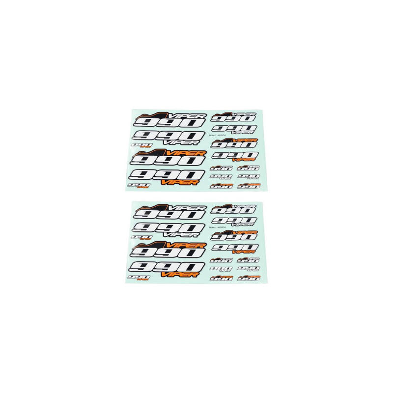 Serpent SER903842 Autocollant Viper (2) S990 (SER903842) 