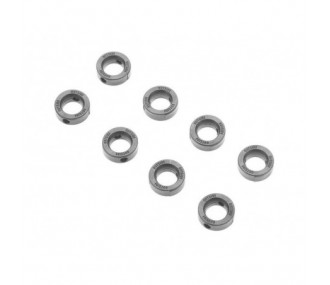 Piezas de repuesto para coches RC - ARRMA AR310610 Anillo de retención del pasador del eje de transmisión Nero (8) - FLASH RC