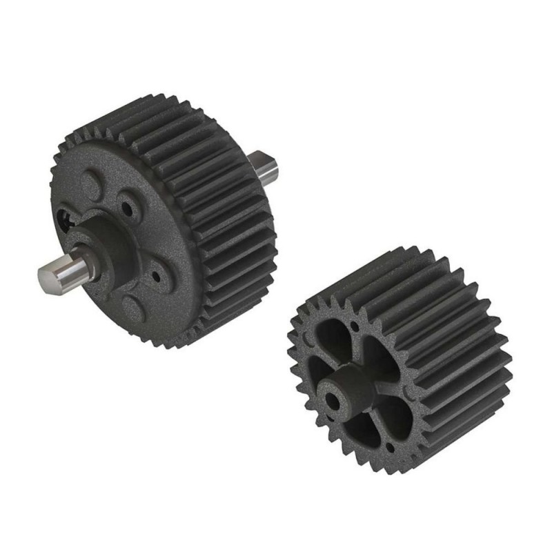 Piezas de recambio para coches RC - ARRMA AR310765 Juego de diferencial y piñón loco - FLASH RC